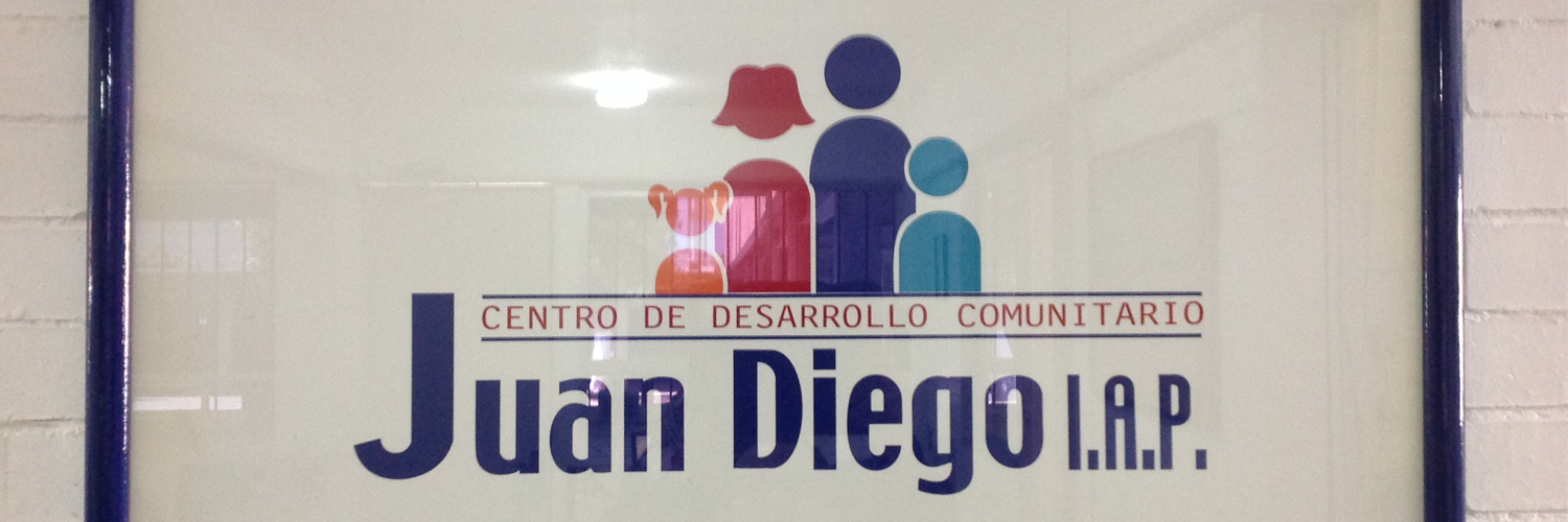 Logotipo que refleja integración familiar en el  Centro Comunitario Juan Diego